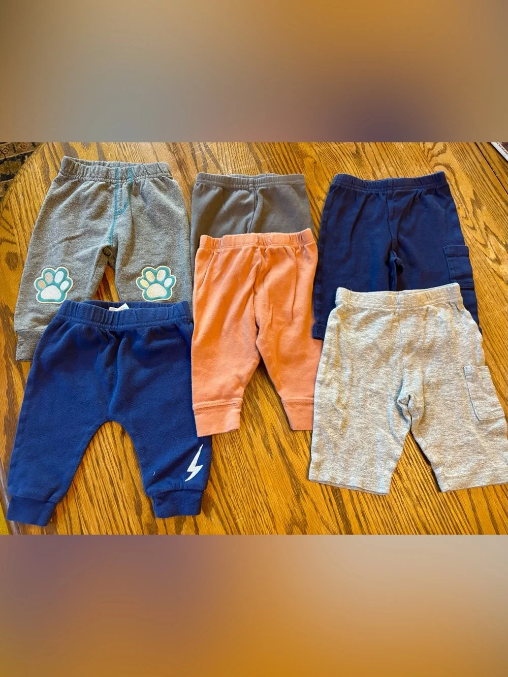 cloud island Kids Jogger Bundle - Pink, Navy & Gray